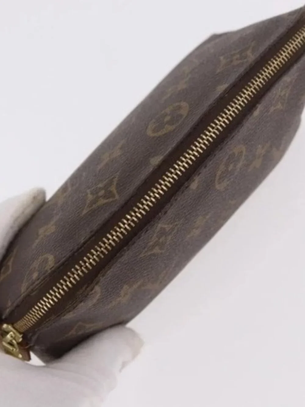LOUIS VUITTON Monogram Pochette Cosmetic PM Pouch M43998 LV Auth 183346
